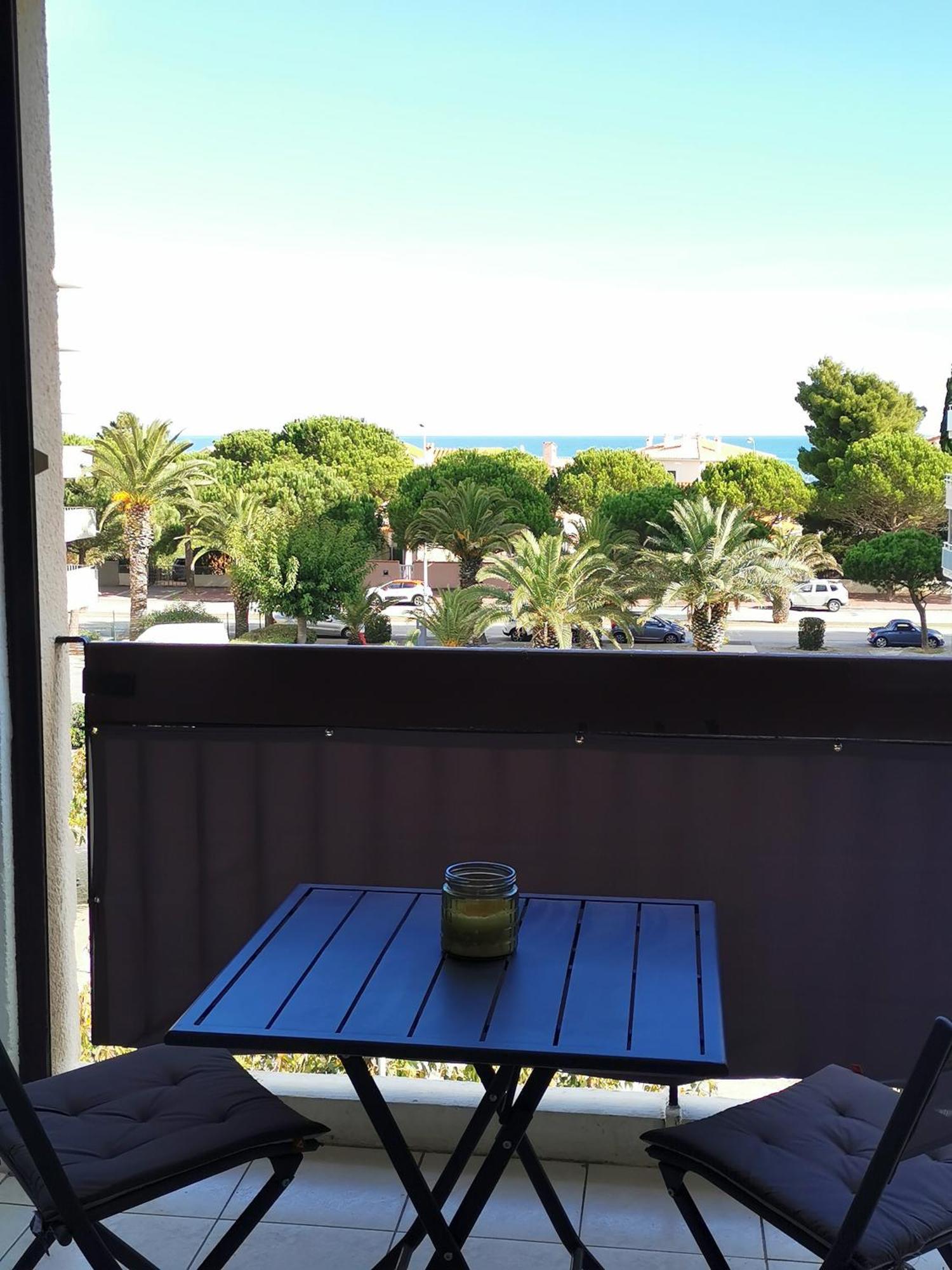 Appartement Refait A Neuf, Climatise Avec Vue Mer Et Montagne, Avec Place De Parking Privative Saint-Cyprien  Bagian luar foto
